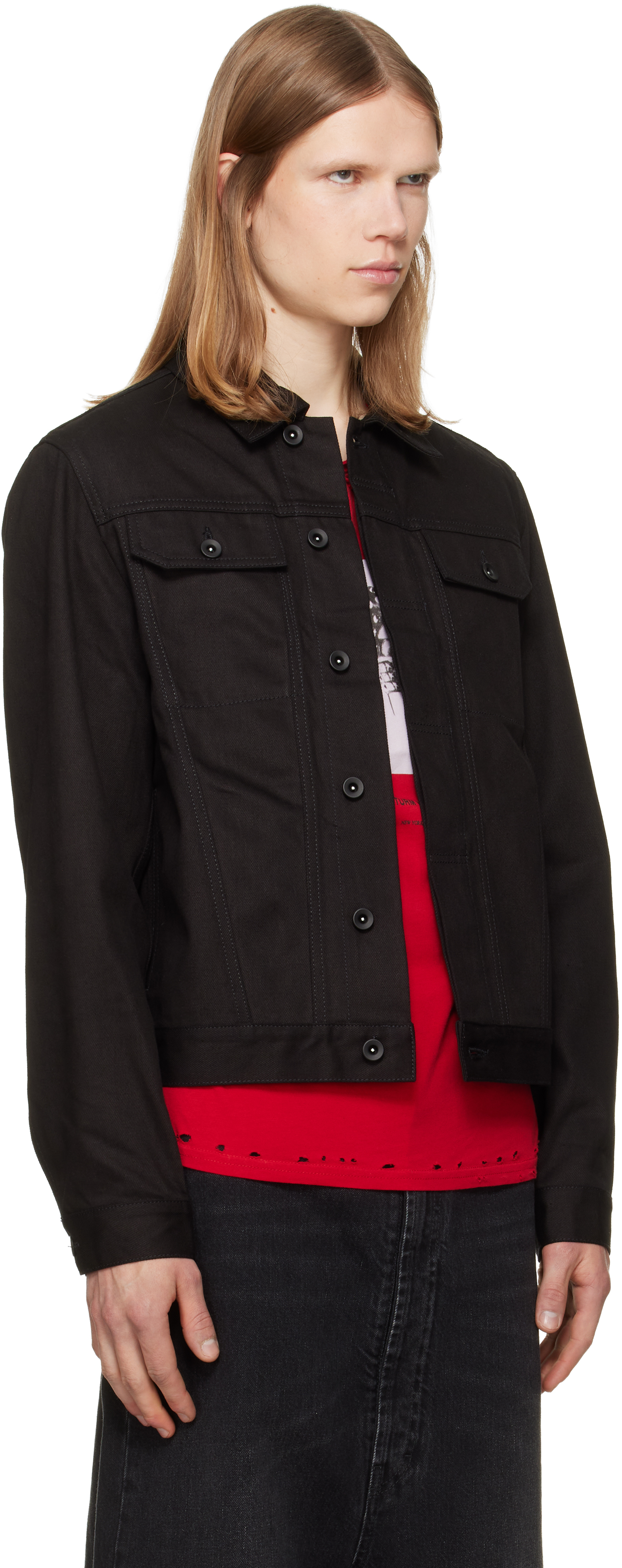 Black Jacob Type Three Denim Jacket