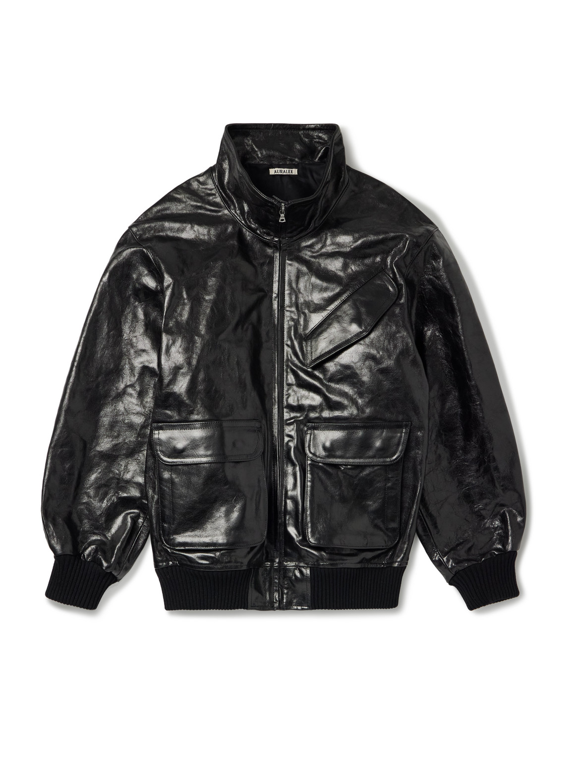 Leather Blouson Jacket
