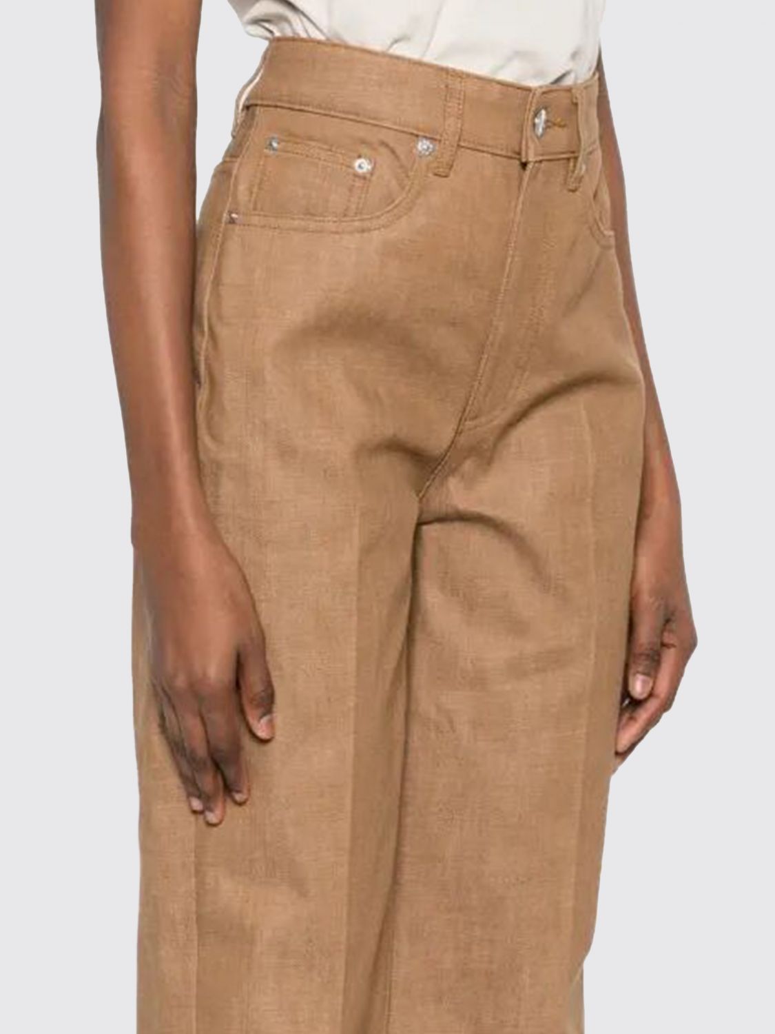 Jeans A. P.C. Woman color Brown