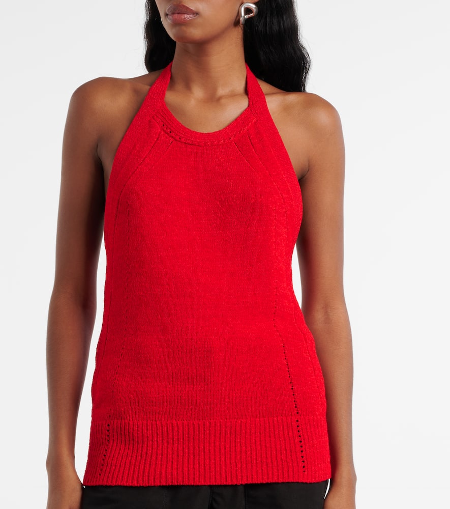 Leona knitted halterneck top