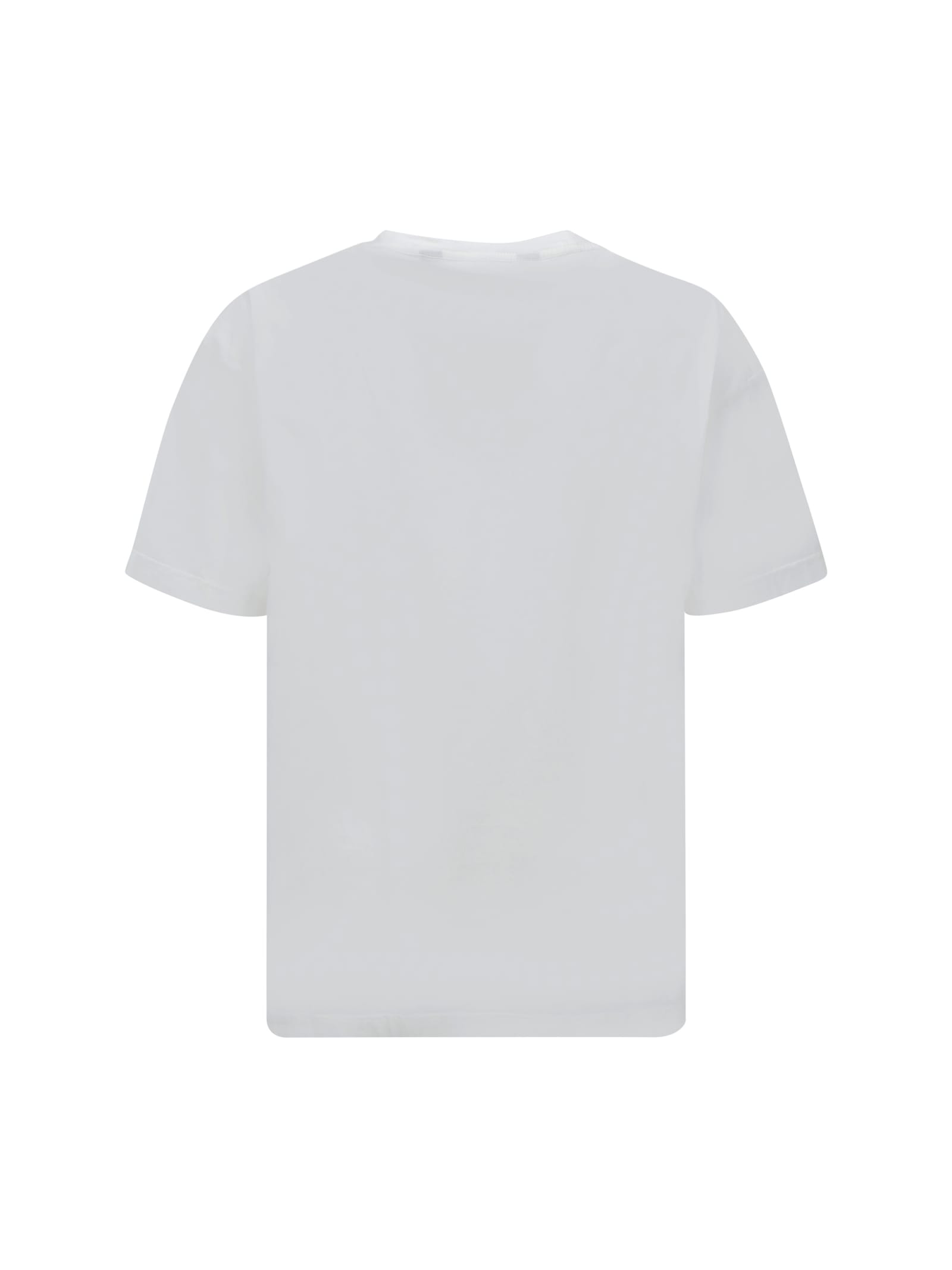 Slogan-print cotton T-shirt - White