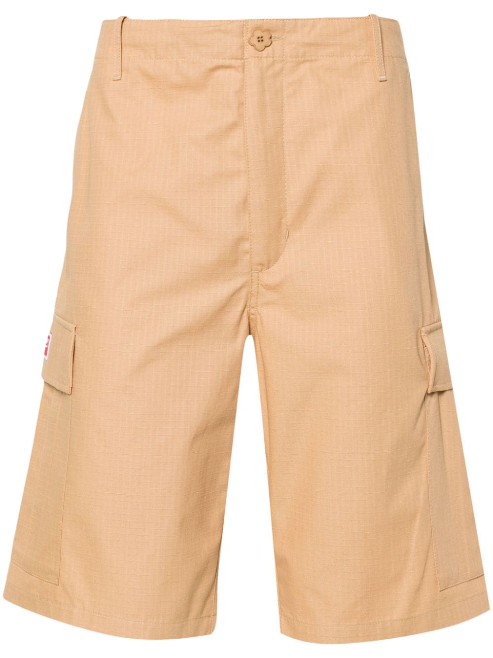 Ripstop Cotton Cargo Shorts — Caramel