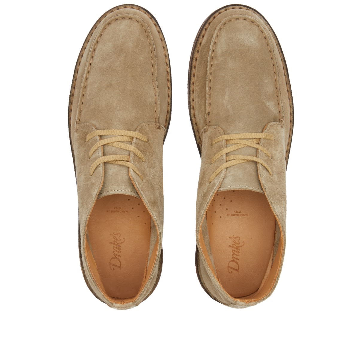 Men's Crosby Moc Toe Chukka Boot in Sand Suede