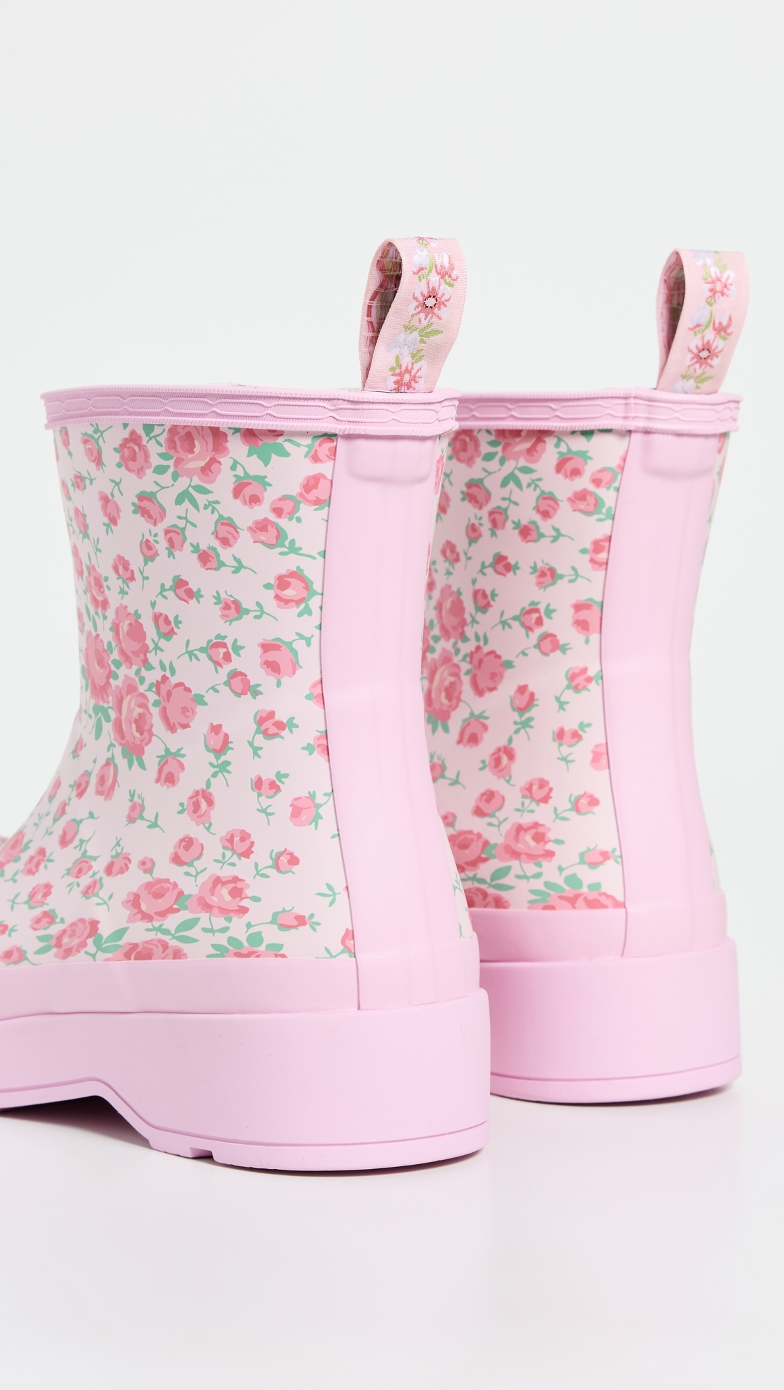 Hunter Boots x LoveShackFancy Play Boots Light Pink
