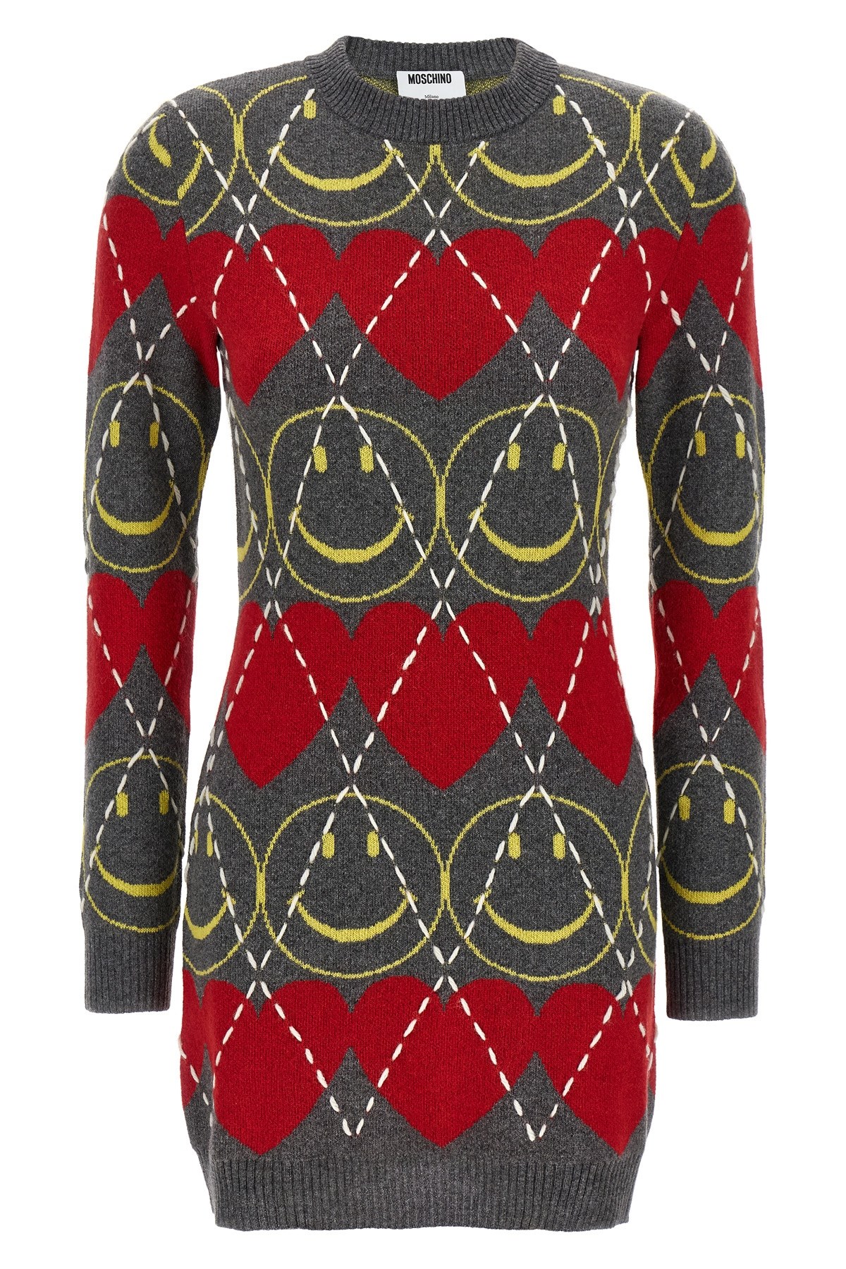 'Smiley' Wool Dress