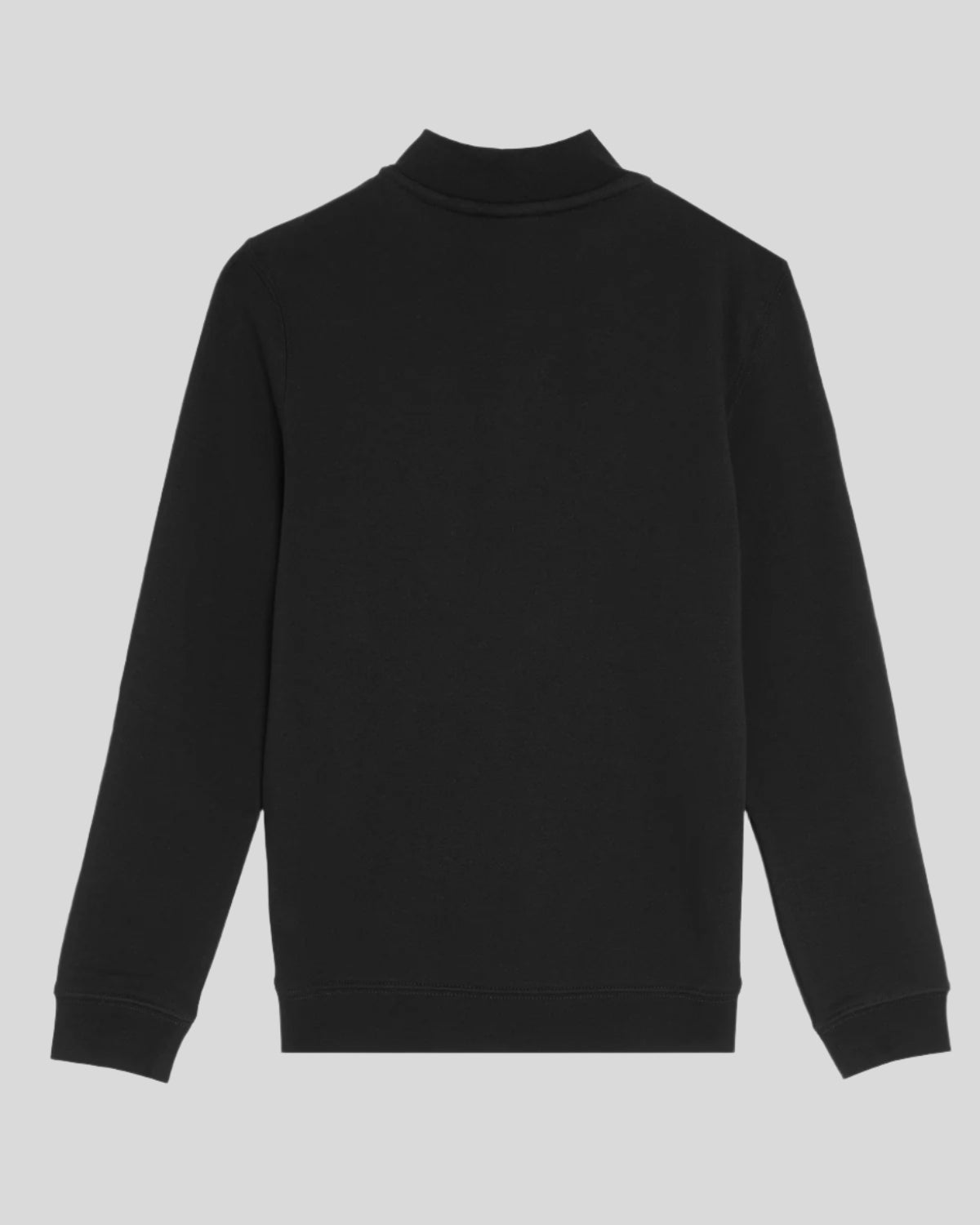 Lyle & Scott Boys' 1/4 Zip Jumper - Black Cotton - 7-8Y