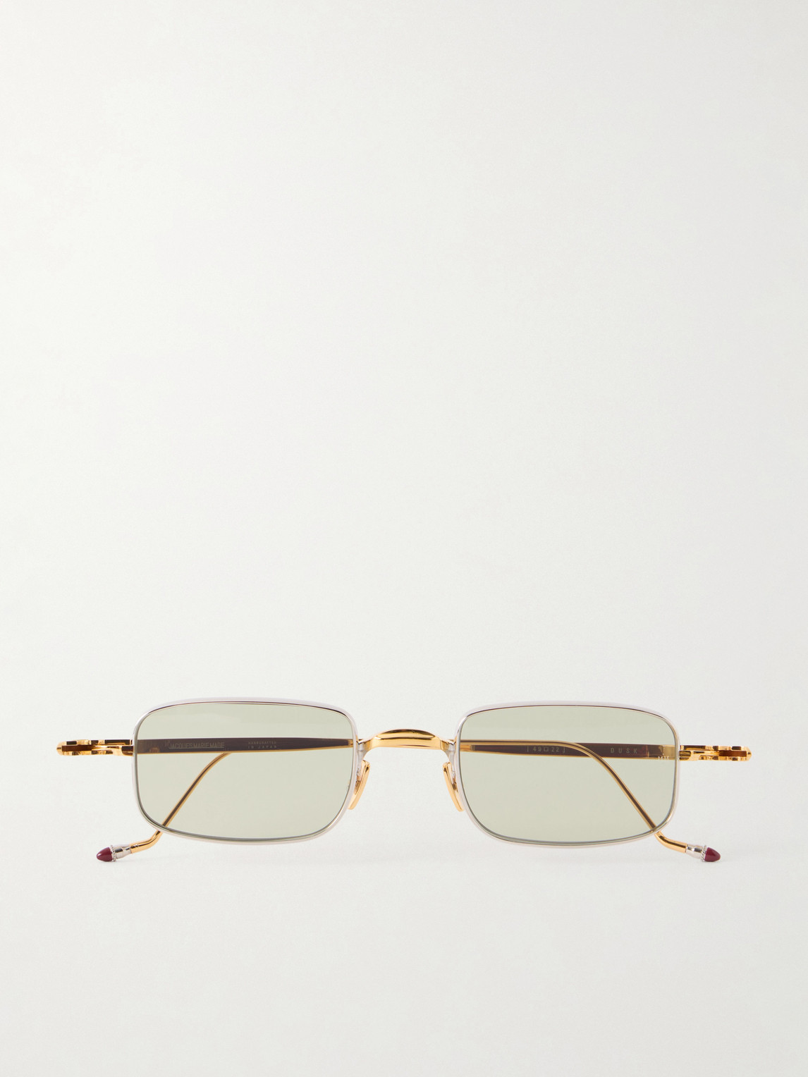 Dusk Squared-Frame Metal Sunglasses