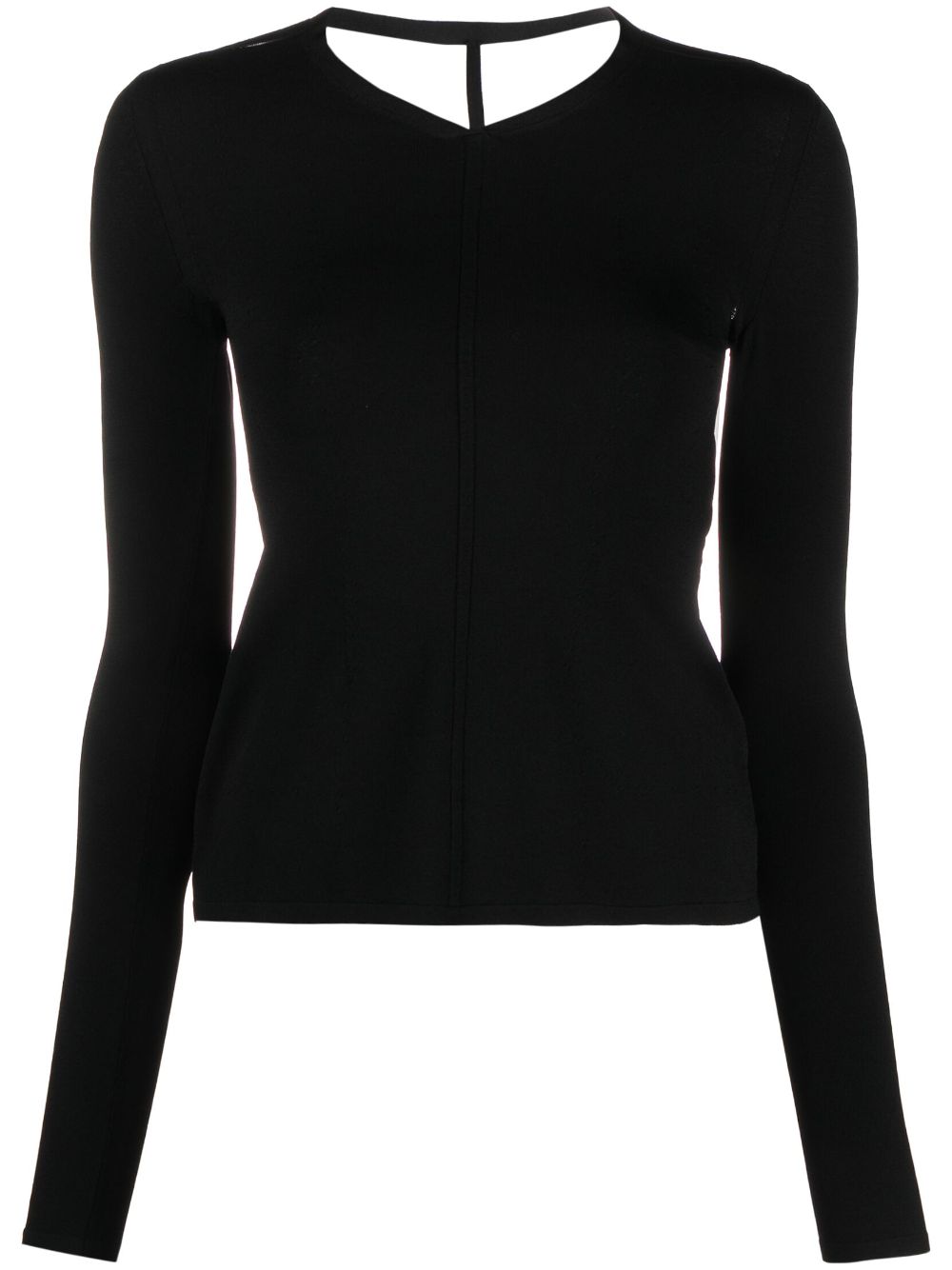 Iskra open-back top - Black