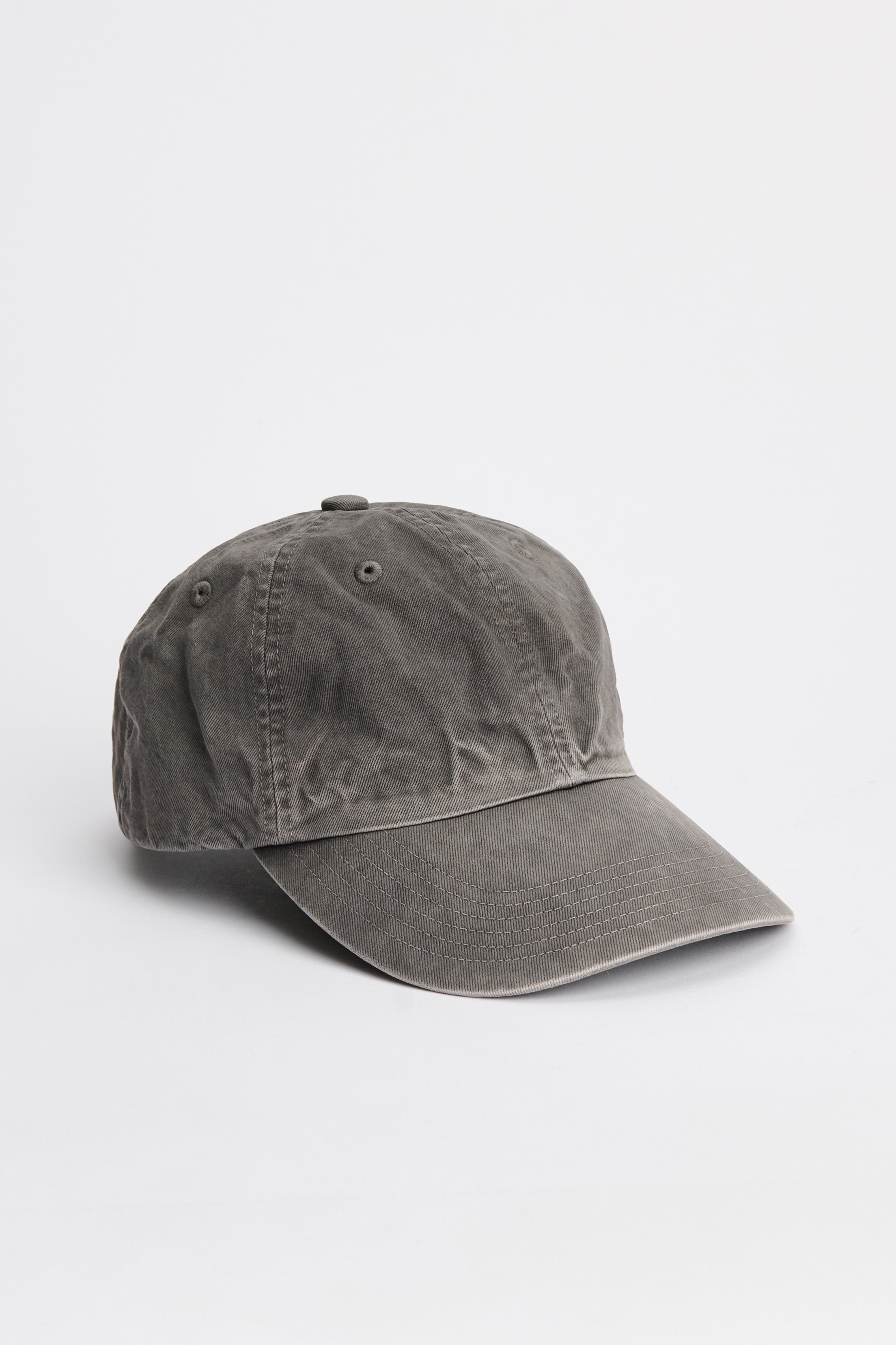 Auralee Garment Dyed Finx Chino Cap Made by Kijima Takayuki Ink Black