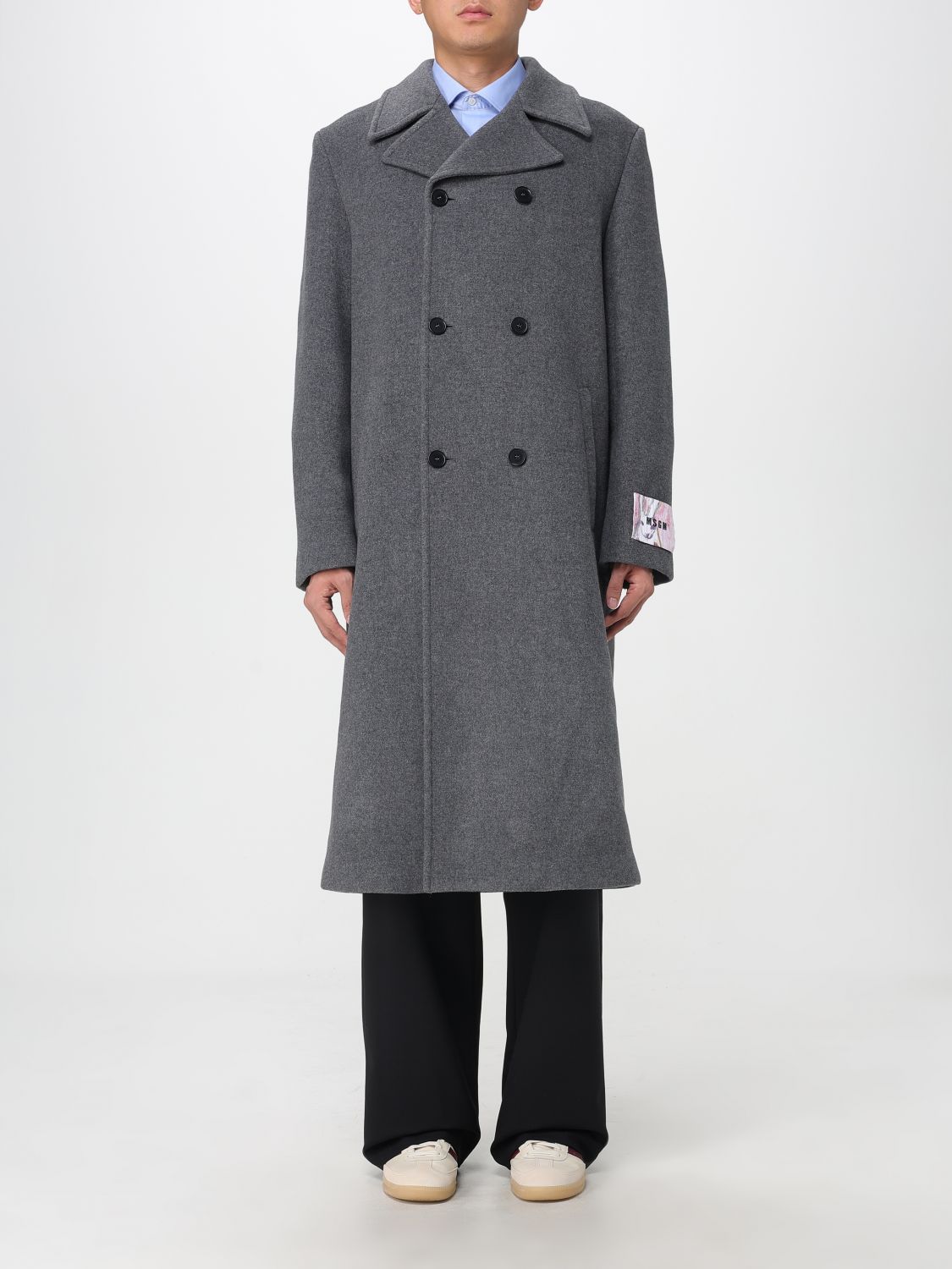 Coat Men color Grey