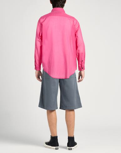Man Shirt Fuchsia Size L Cotton