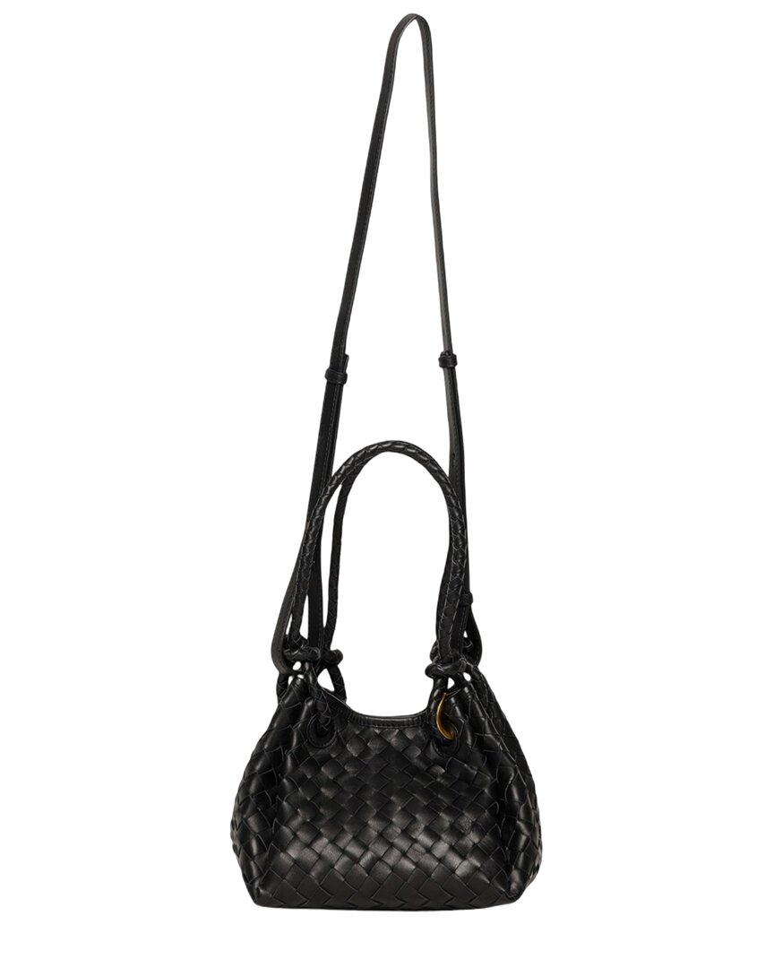Kinsley Woven Leather Top Handle
