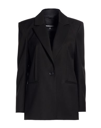 Woman Blazer Black Size 10 Polyester, Viscose, Elastane
