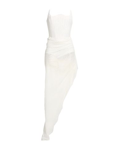 Woman Maxi dress White Size 2 Polyamide, Elastane