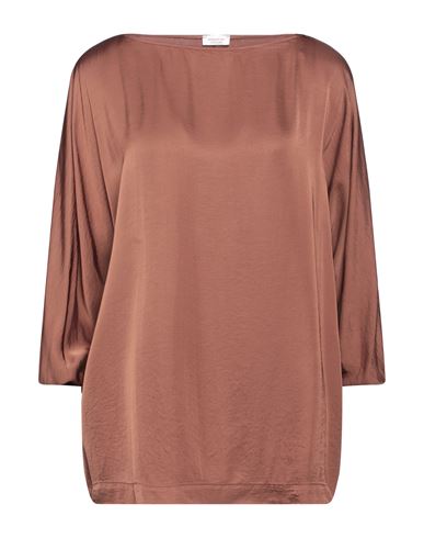 Rossopuro Woman Top Brown Size M Viscose