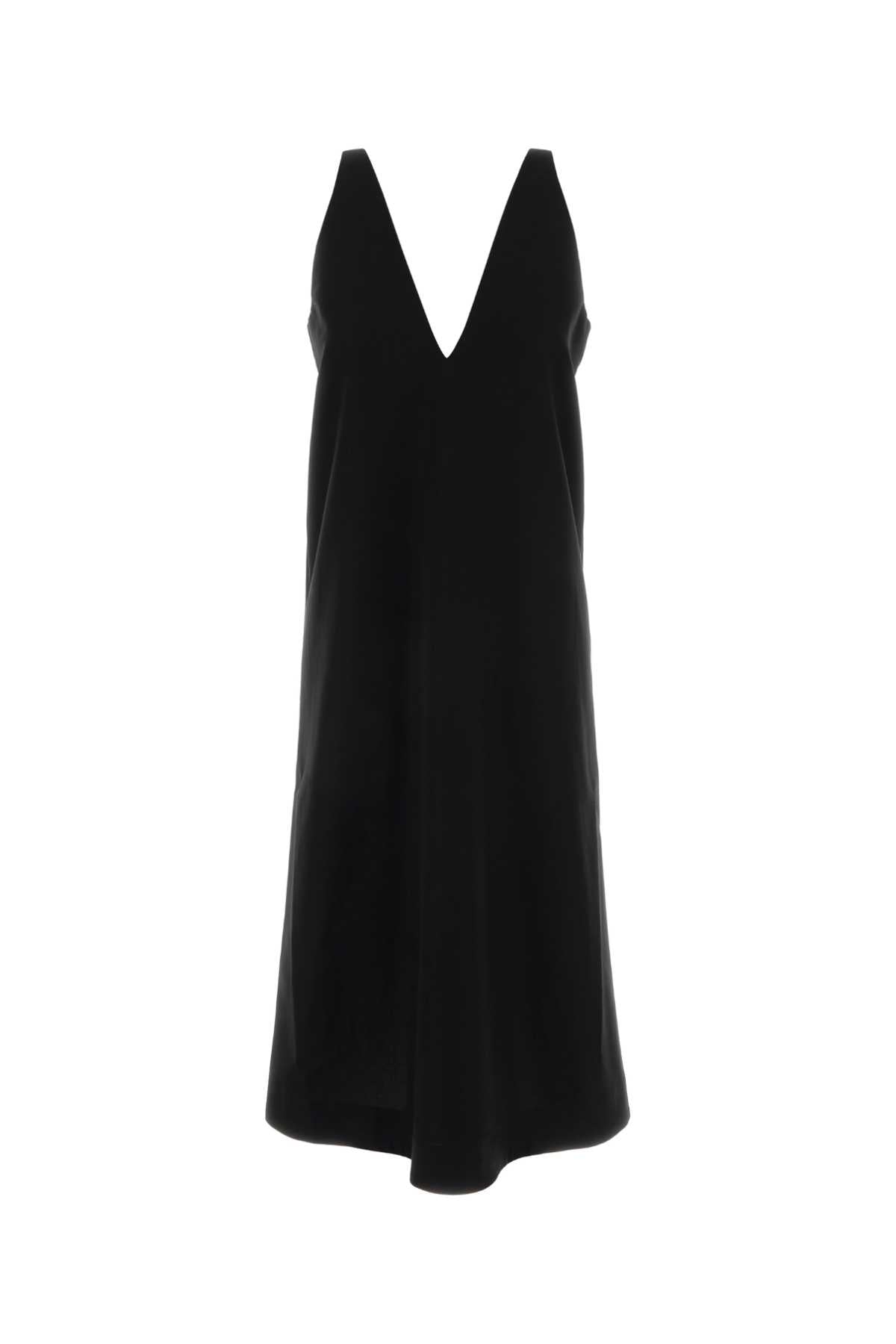 Neck Dress — Black