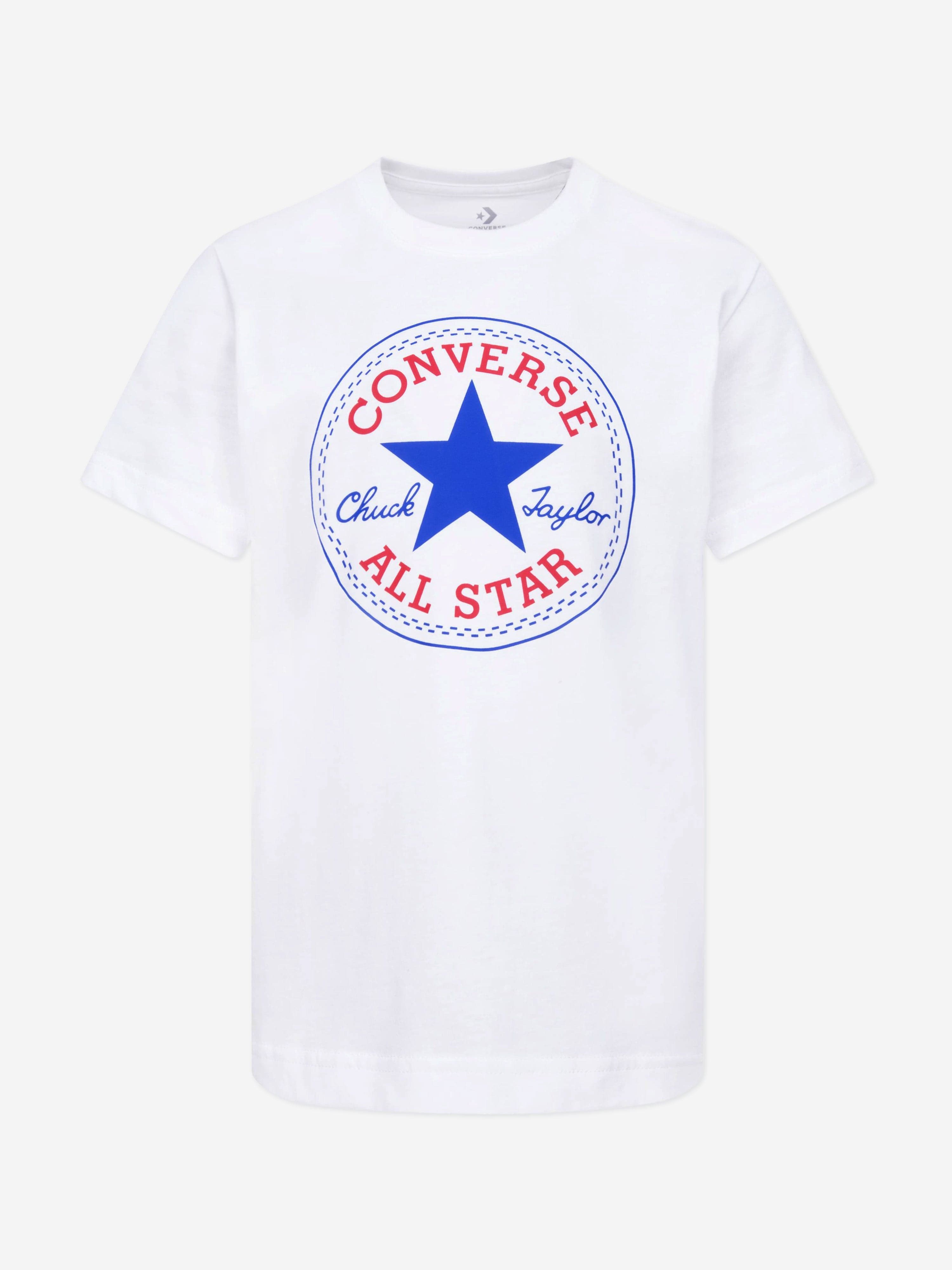 Converse Boys Cotton Logo Print T-Shirt