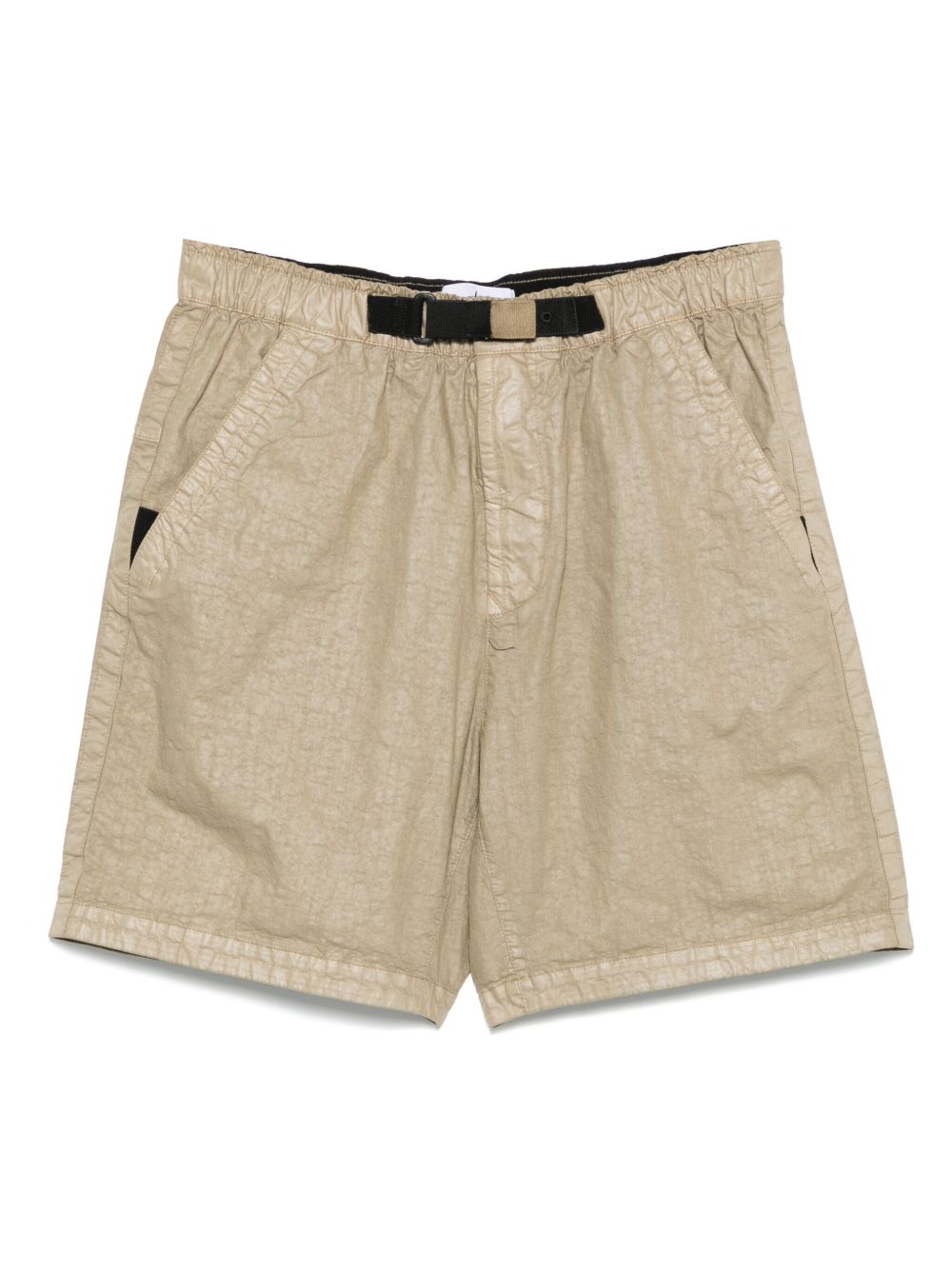 Stone Island seersucker shorts - Neutrals
