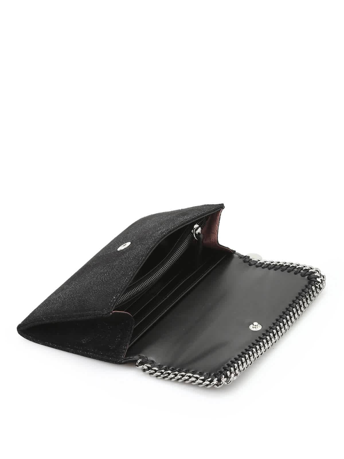 Falabella Continental Wallet- Black