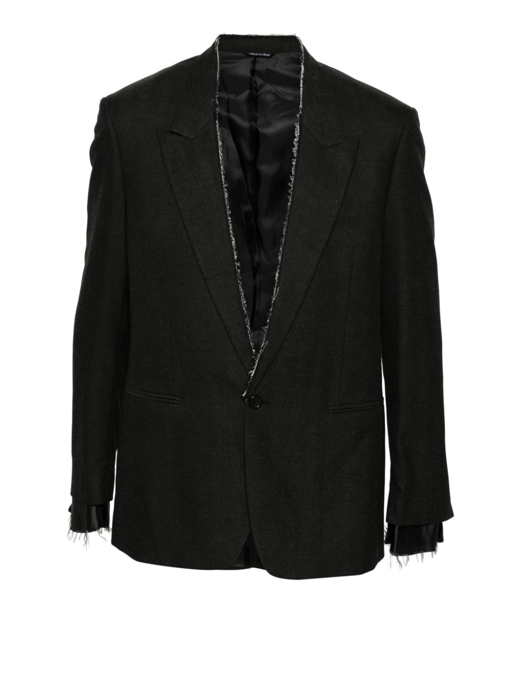 Raw-cut blazer - Grey