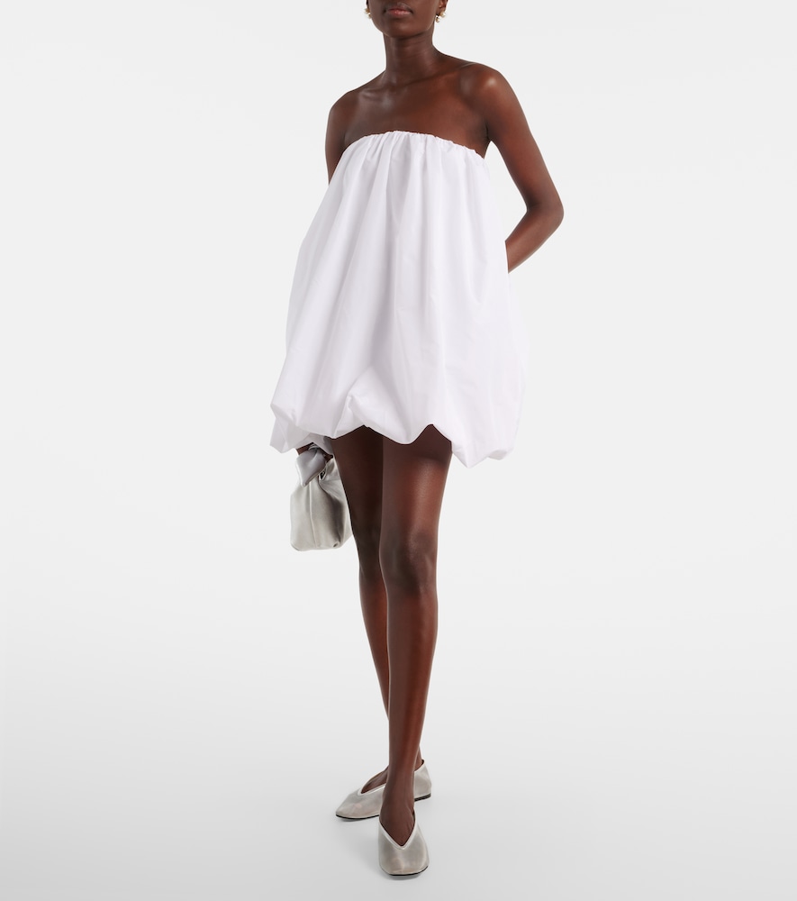 Strapless minidress