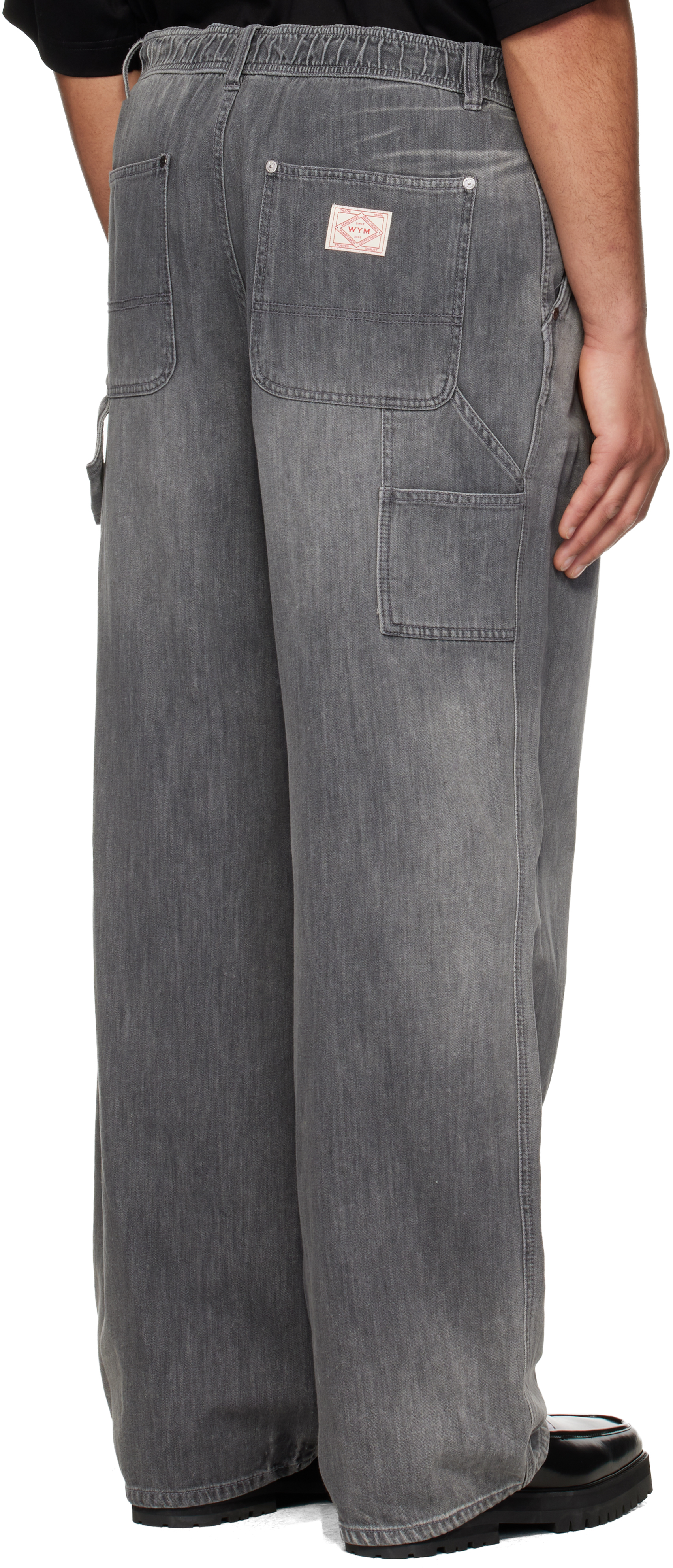 Black Lightweight Banding Jeans