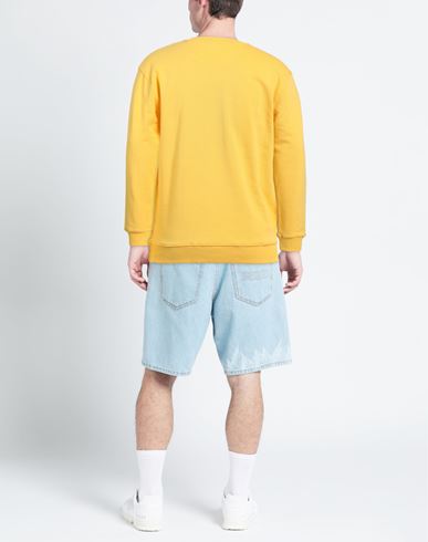 Man Sweatshirt Yellow Size S Cotton