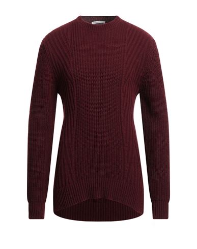 Man Sweater Burgundy Size 42 Acrylic, Viscose, Wool, Alpaca wool