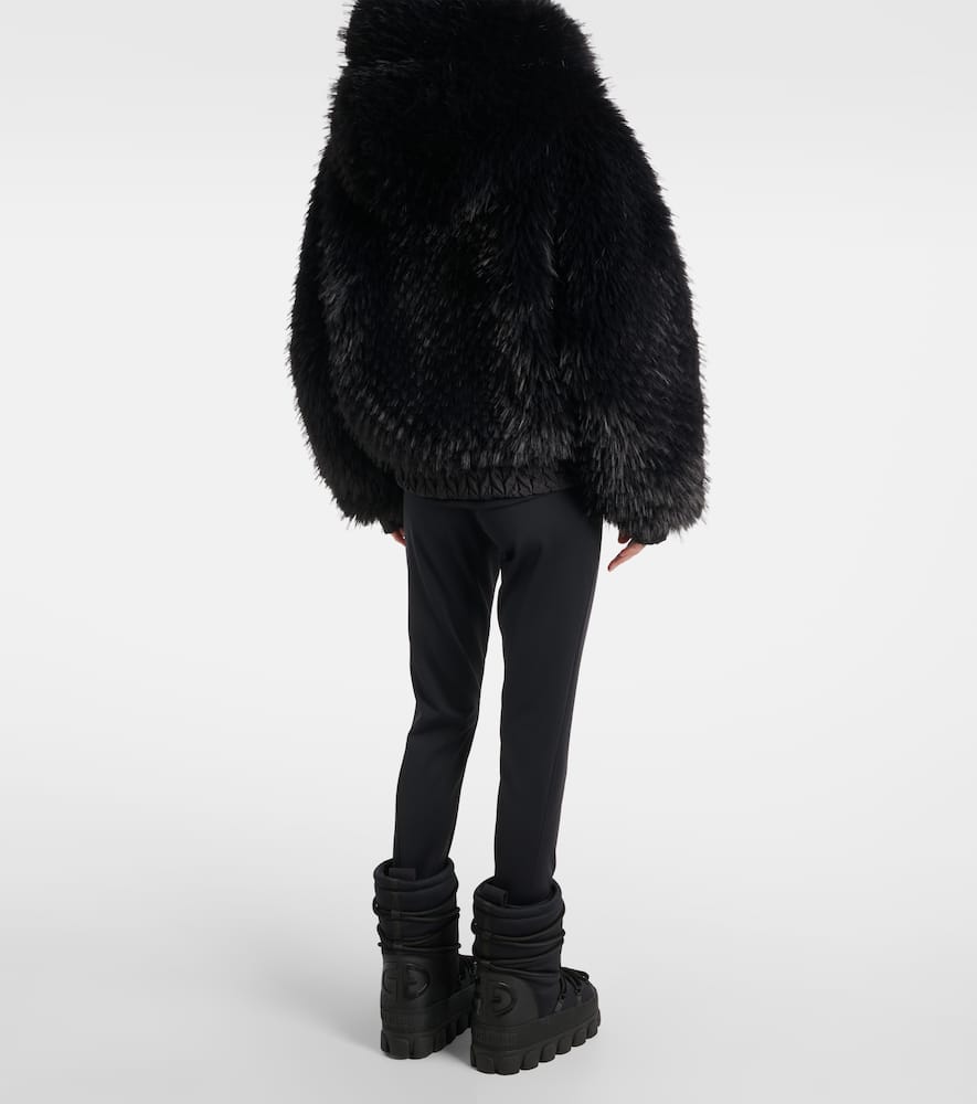 Indira reversible faux fur ski jacket