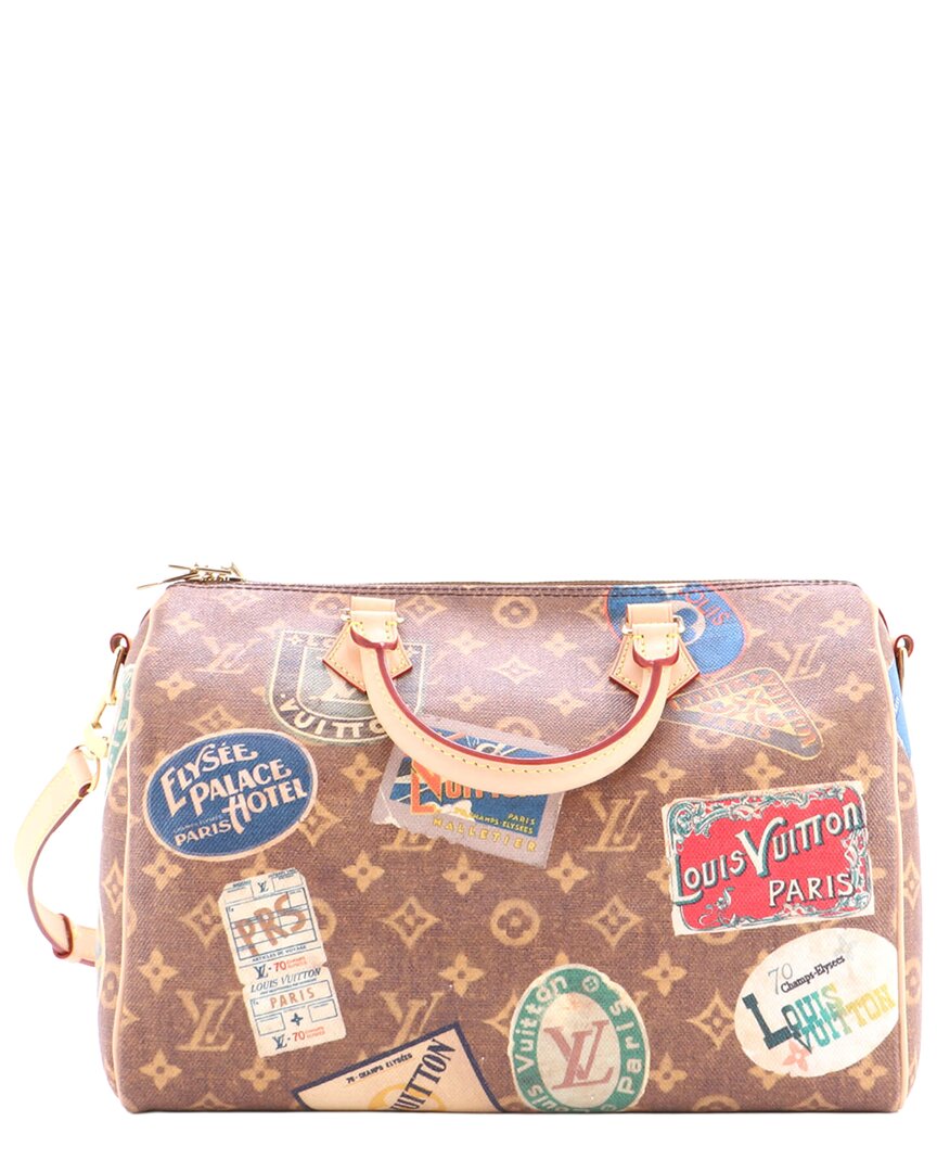 Brown Flight Mode Monogram Canvas Speedy Bandouliere 30