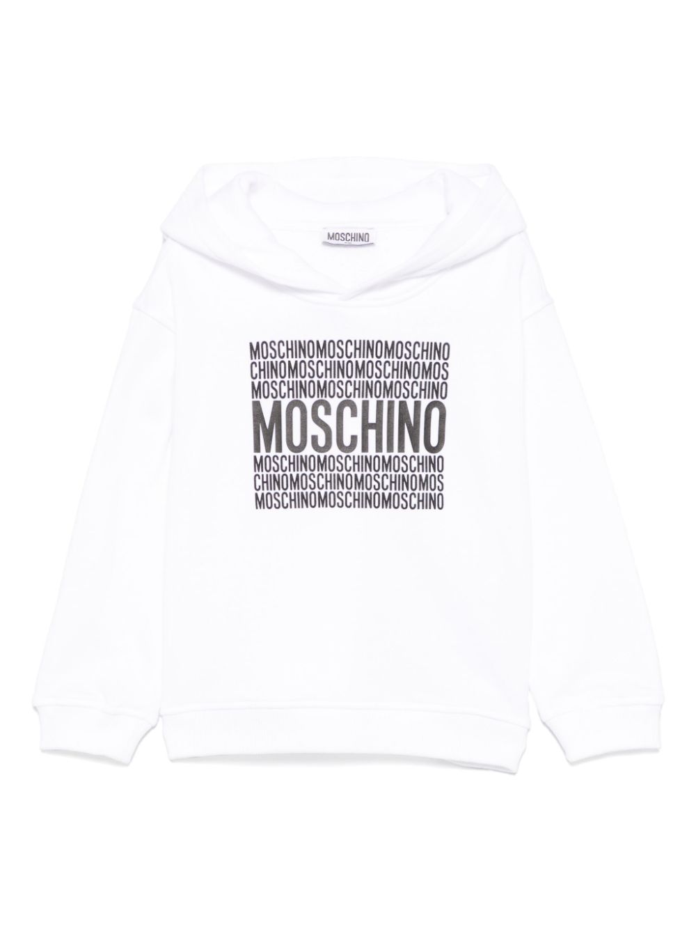 Logo-print hoodie - White
