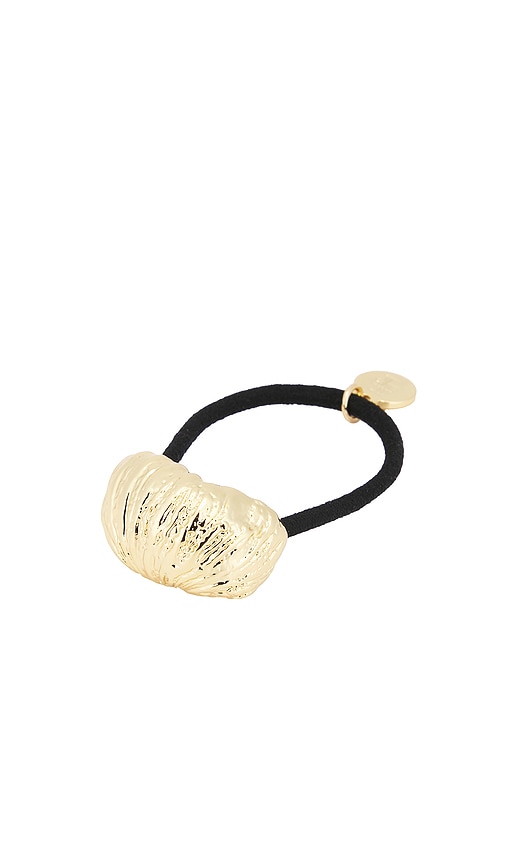 LELET NY Seashell Mini Pony Cuff in Metallic Gold