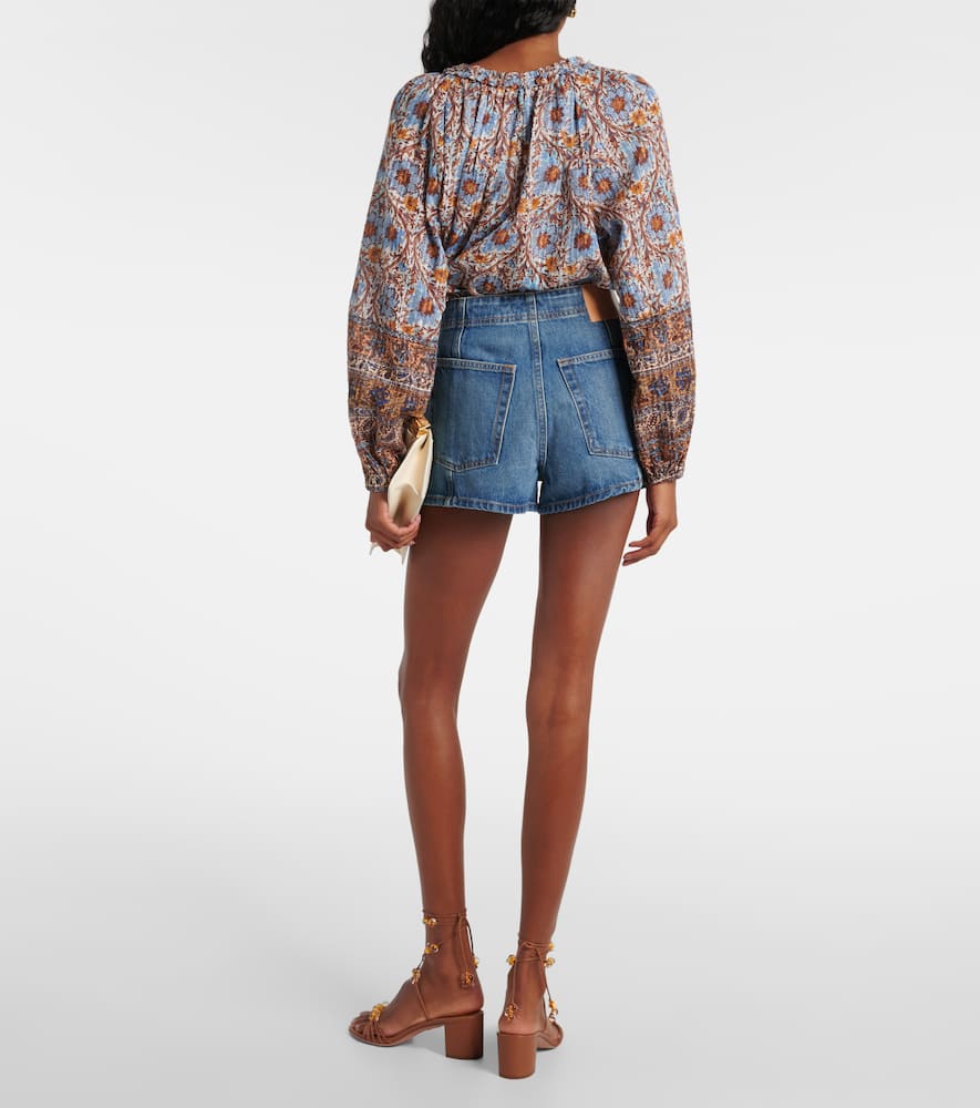 Camille denim shorts