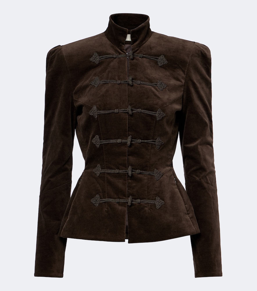 Vega cotton velvet jacket