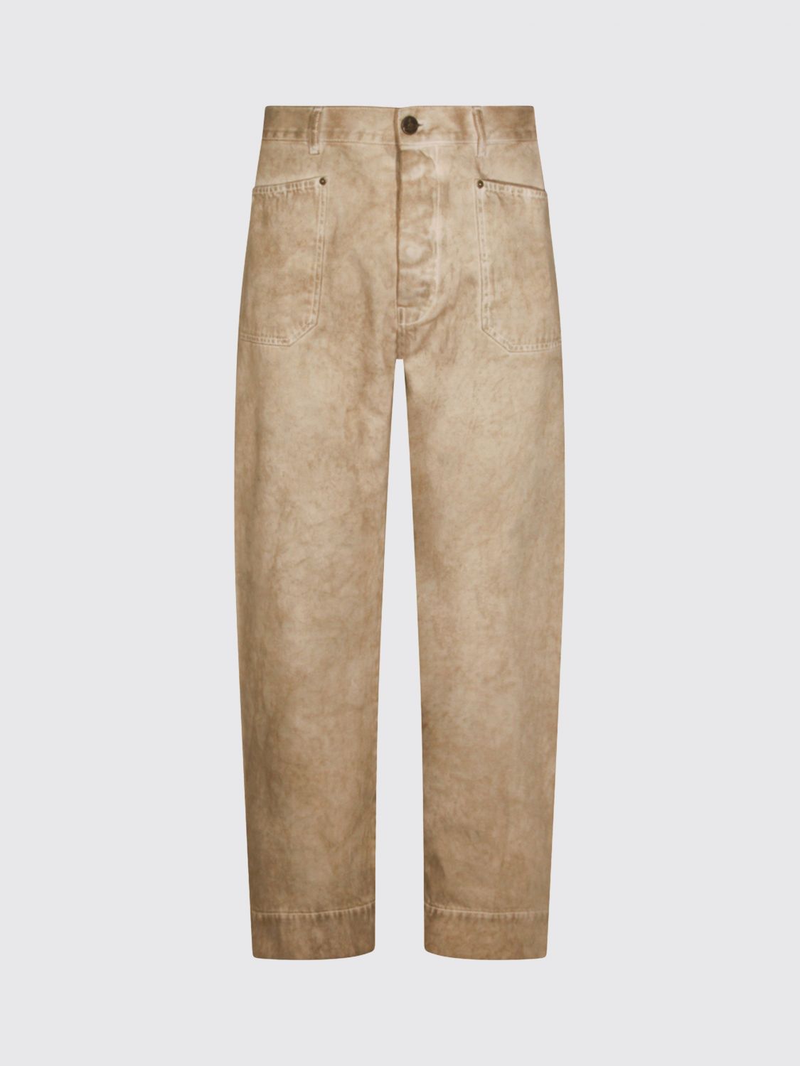 Pants Men color Beige