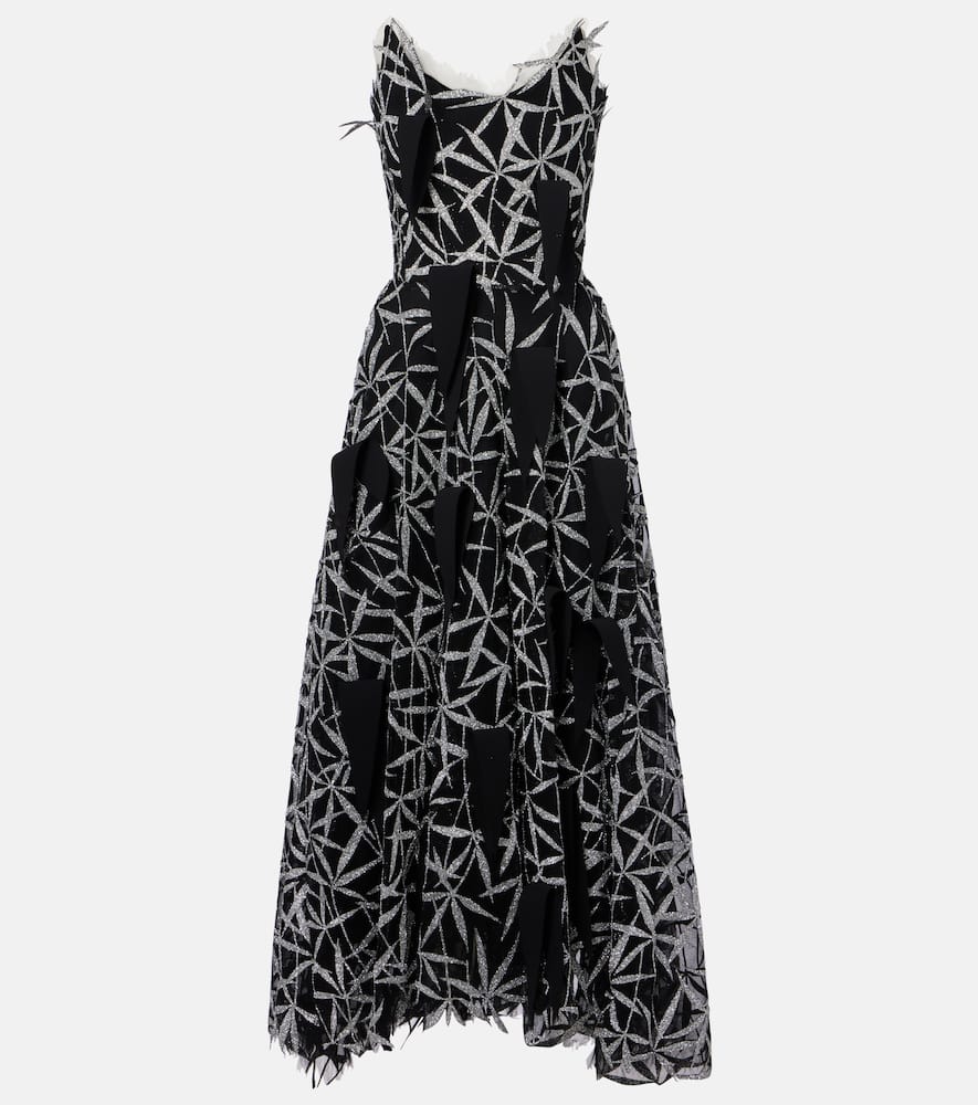 Axis embellished gown