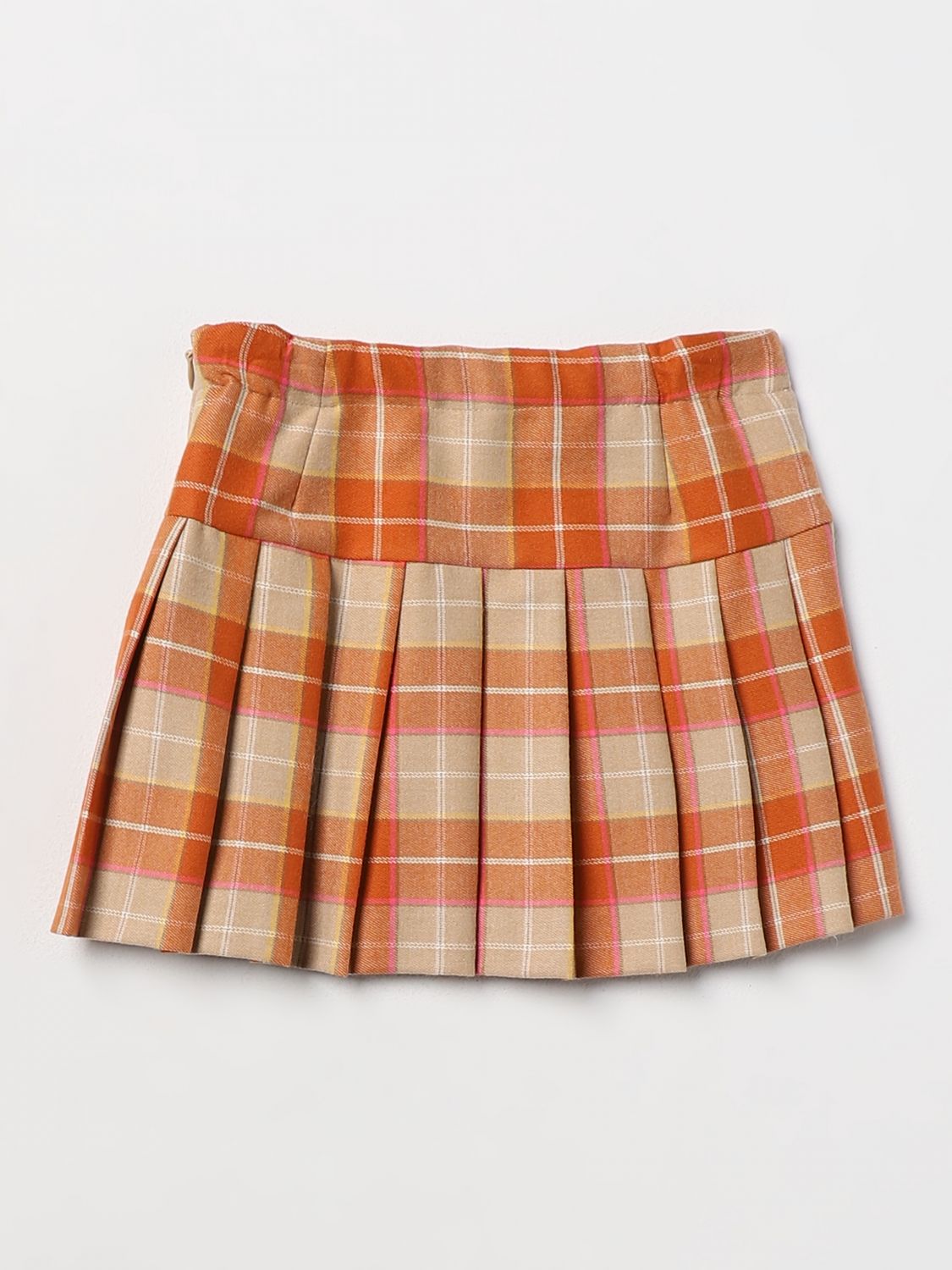 Skirt Kids color Yellow Cream