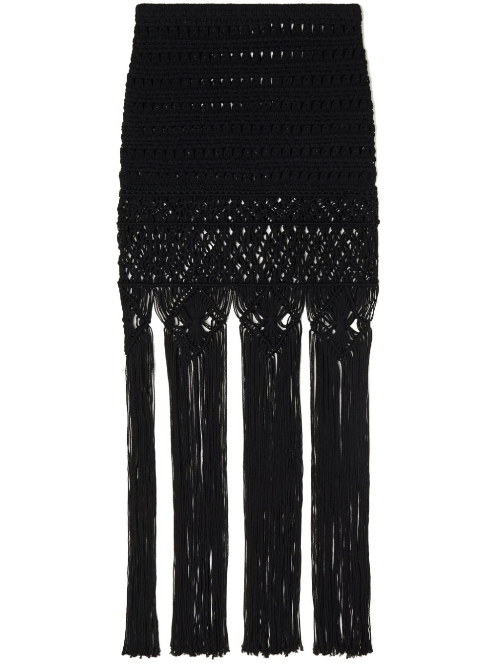 A Love Letter To India crochet skirt - Black