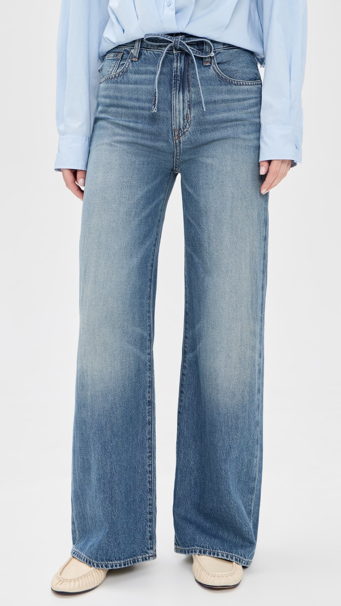 The Ultimate Wide Leg Jeans Pickett Wash
