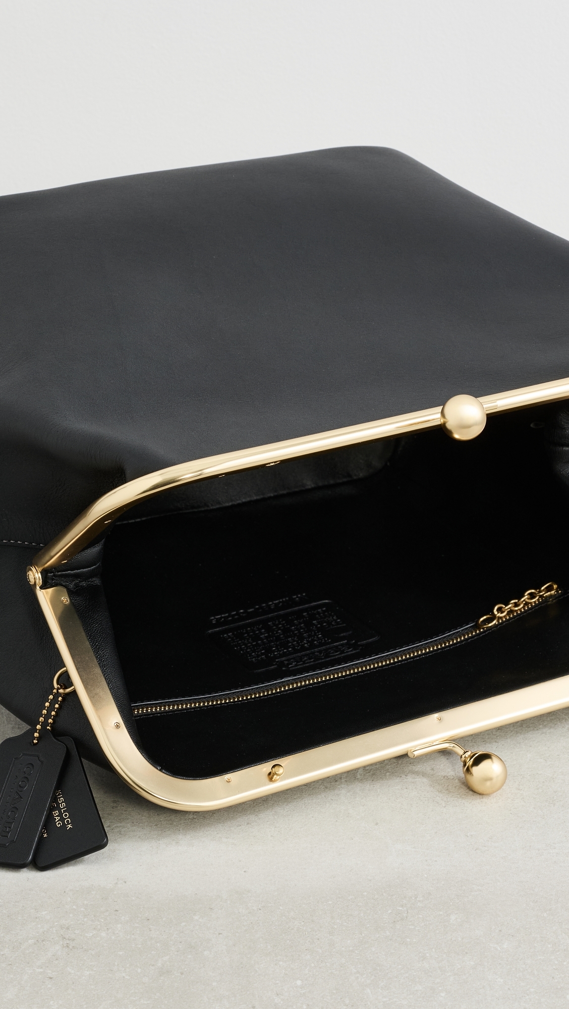 Kisslock Frame Bag 27 Shoulder Bag Black One Size