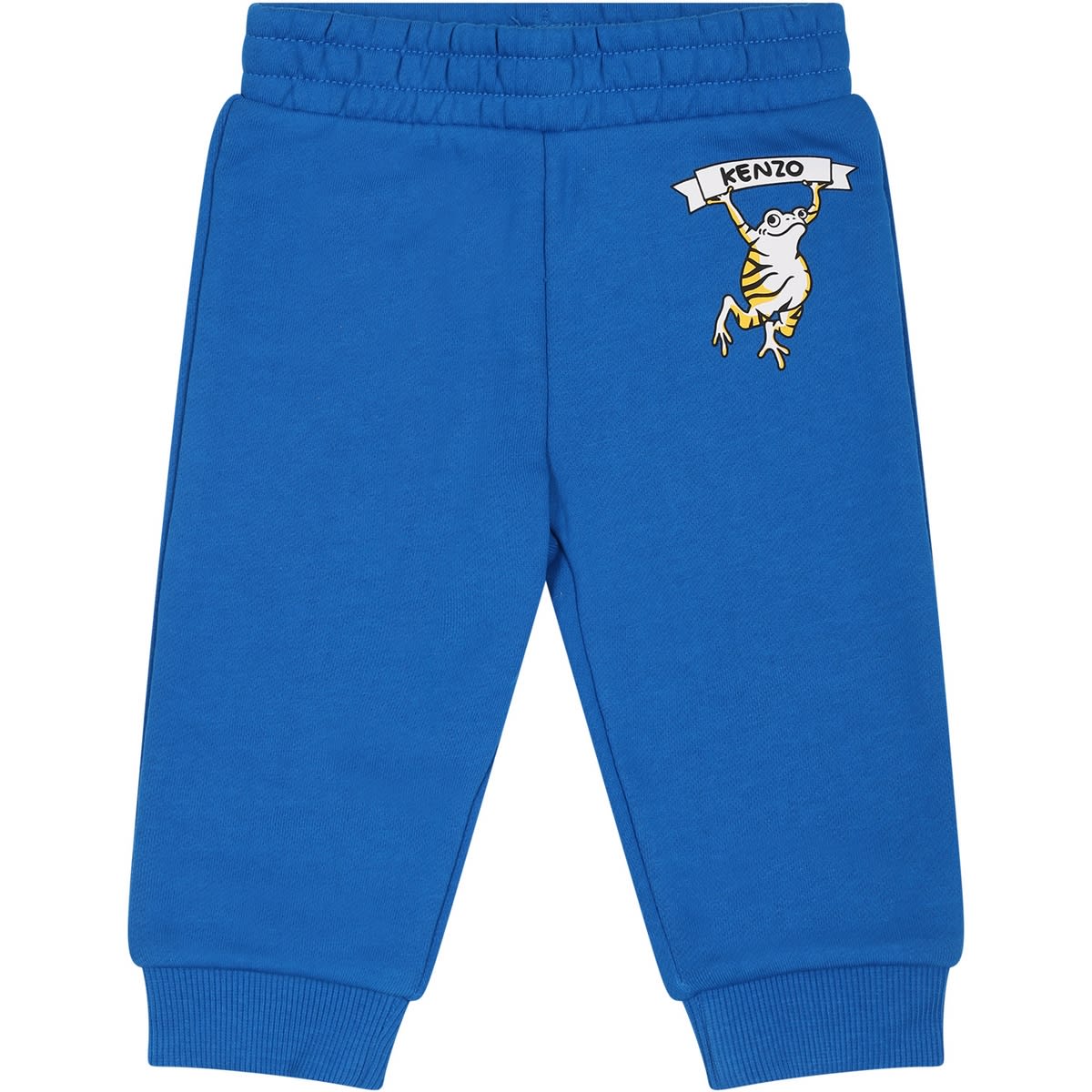 Logo-print leggings - Blue