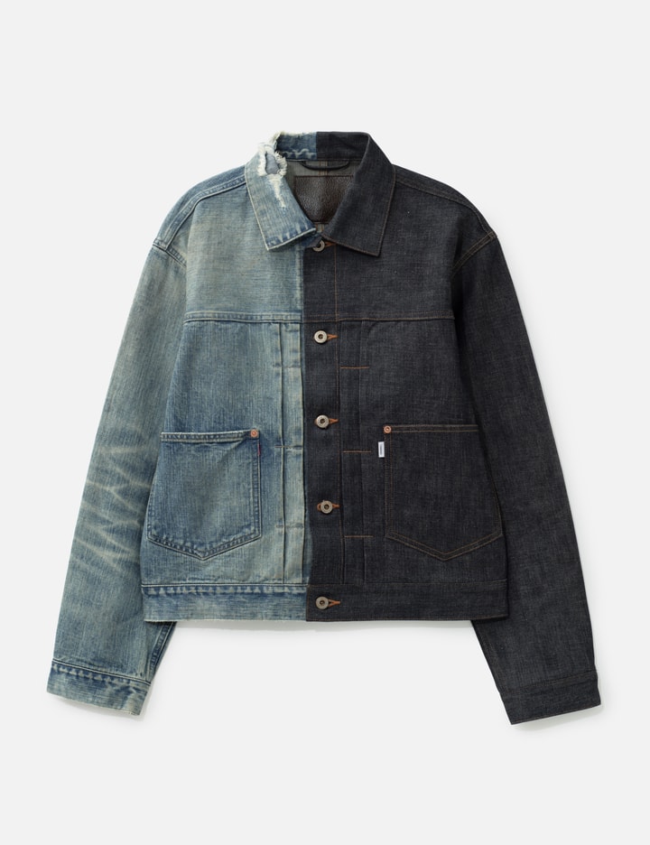 Half Aged Denim Jacket