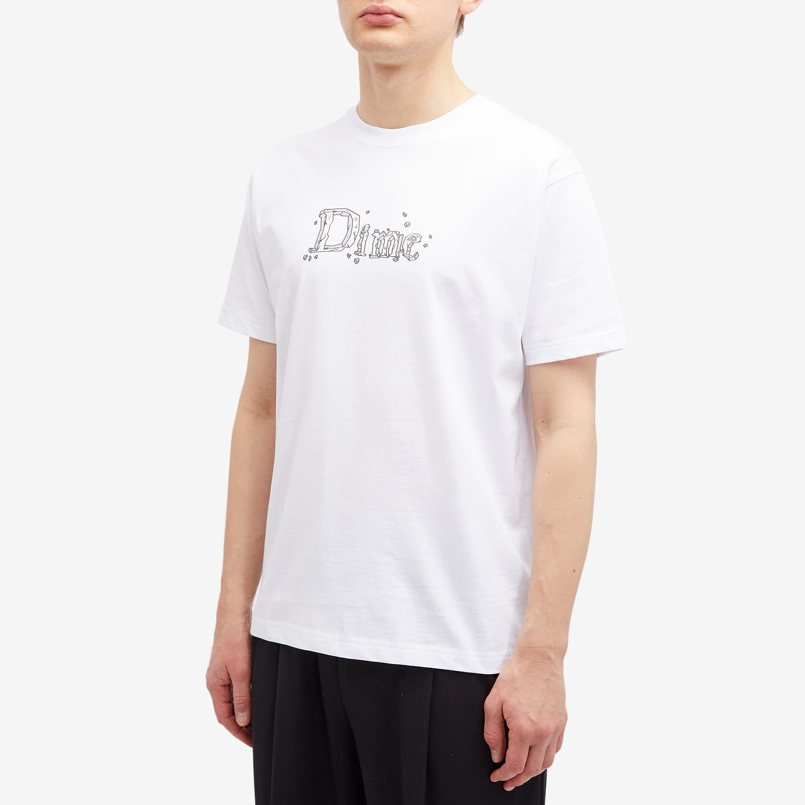 Men's Classic Stone Logo T-Shirt in White