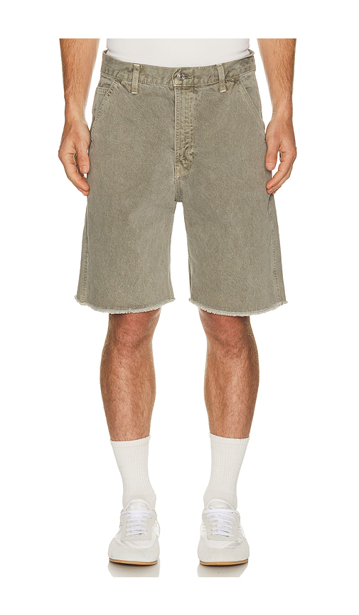 Asher Chance Painter Shorts in Green. 36. Also , 31, 32