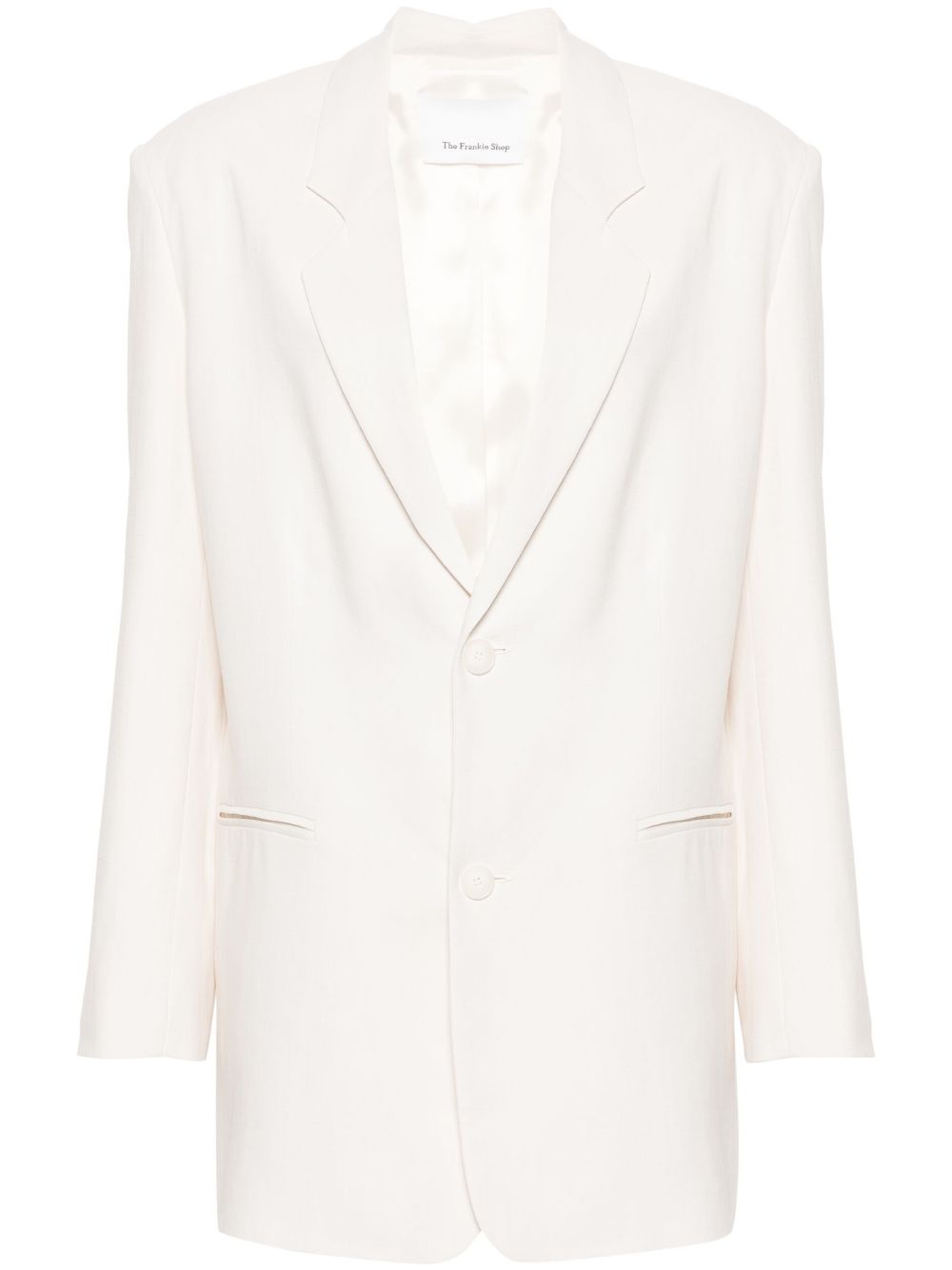 Aiden single-breasted blazer - White