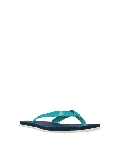 Jacob Cohёn Man Thong sandal Turquoise Size 6 Textile fibers