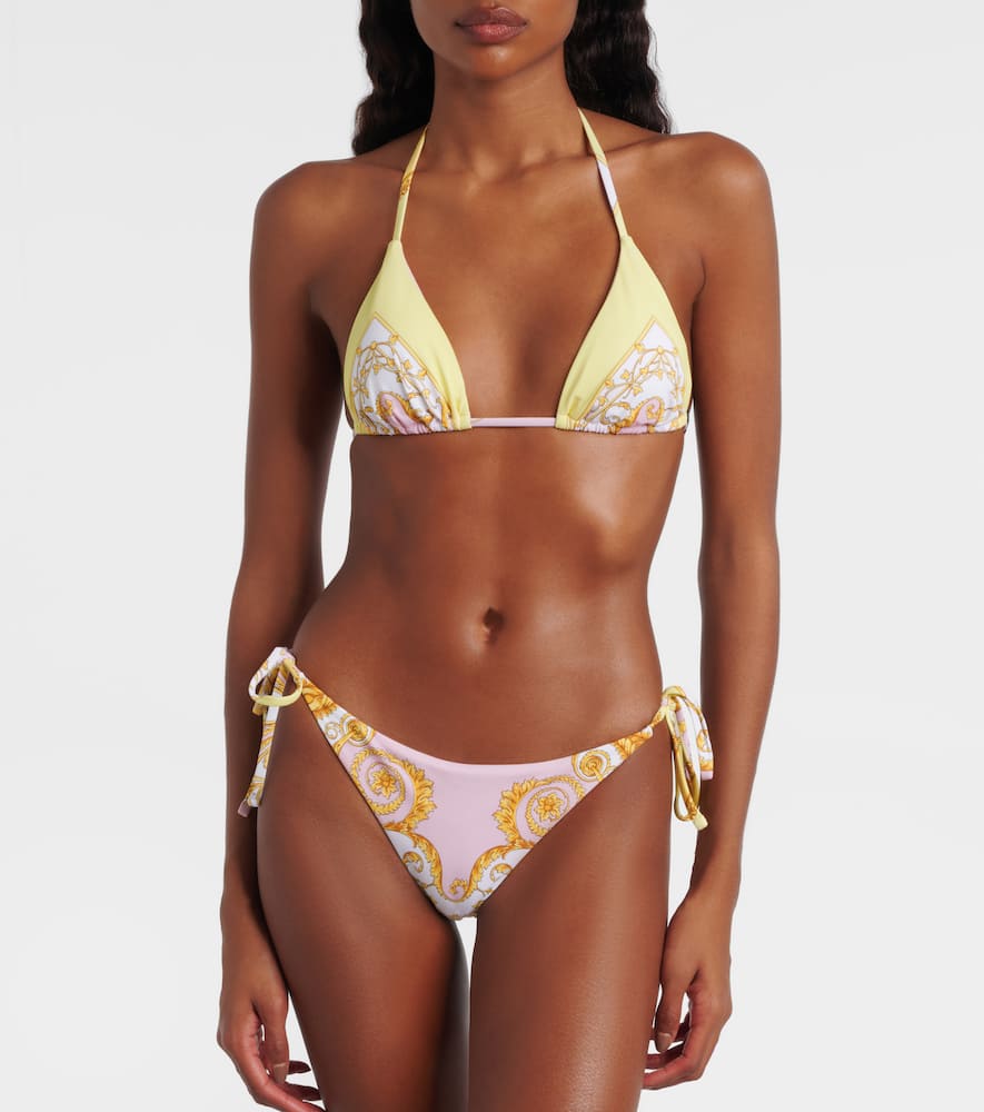 Barocco triangle bikini bottoms