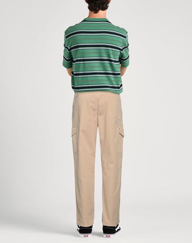 Man Pants Beige Size 33 Cotton, Elastane