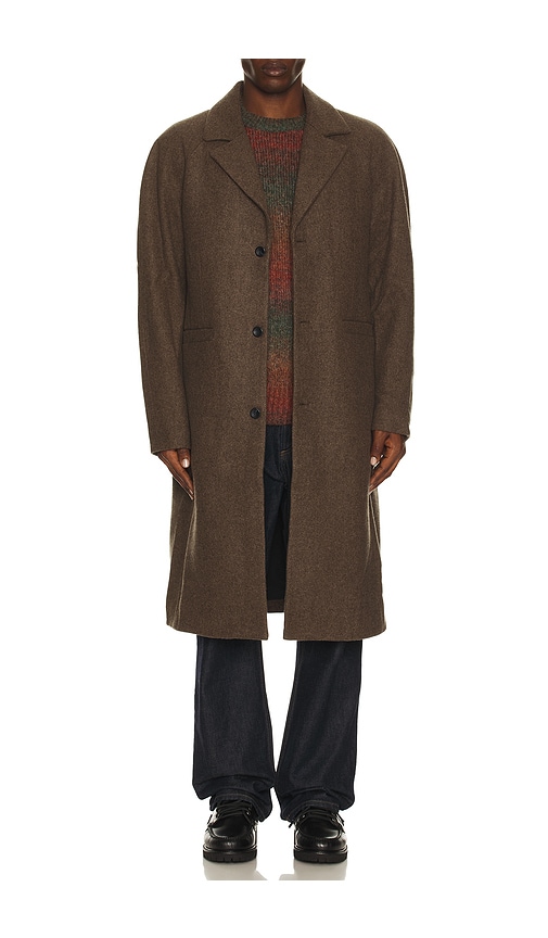 Les Deux Nicko Melange Wool Coat in Grey. - M also in S, XL/1X
