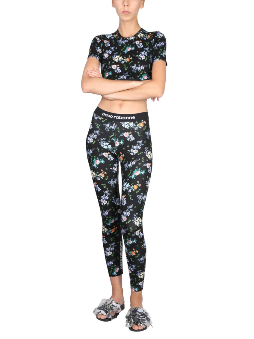 Multicolor Floral Crew Neck Top